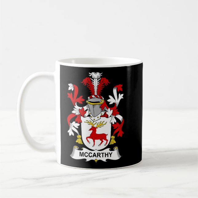 McCarthy Coat of Arms  Family Crest  Coffee Mug (Left)