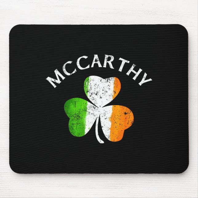 Mccarthy Irish Family Name  Mouse Mat (Front)