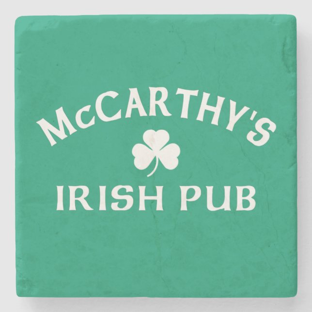 McCarthy's Irish Pub  Stone Coaster (Front)