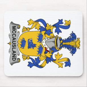 McCausland Family Crest Mouse Mat