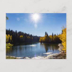 McClellan Lake in October Postcard