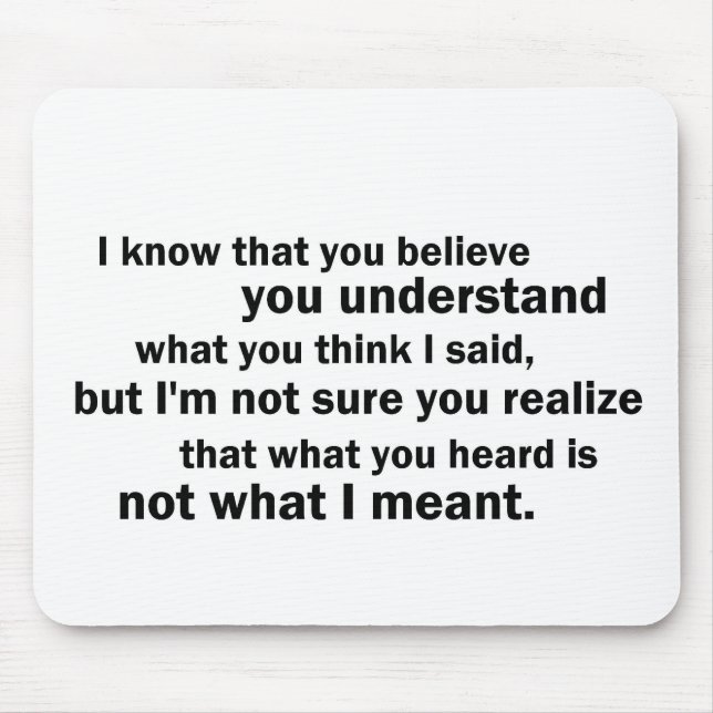 McCloskey on Understanding Mouse Mat (Front)