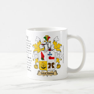 McClung, the Origin, the Meaning and the Crest Coffee Mug