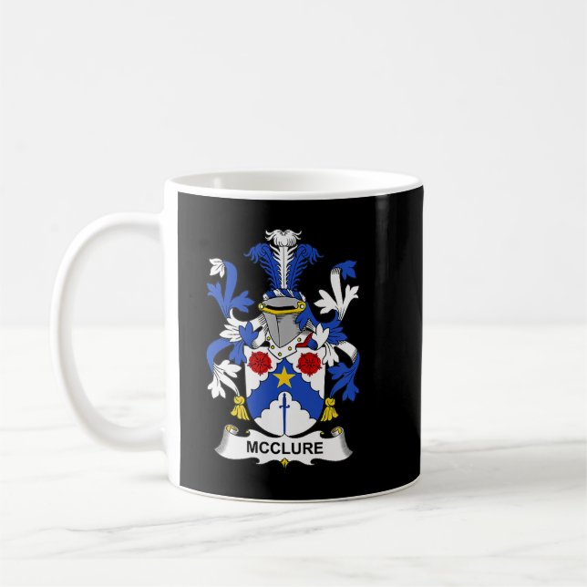 McClure Coat of Arms  Family Crest  Coffee Mug (Left)