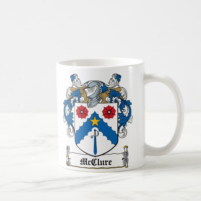 McClure Family Crest Coffee Mug (Right)
