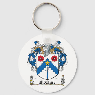 McClure Family Crest Key Ring