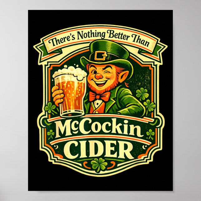 Mccockin cider  poster (Front)