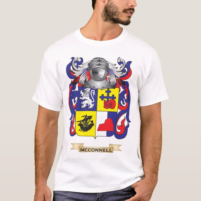 McConnell Coat of Arms (Family Crest) T-Shirt (Front)