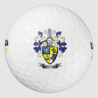 McConnell Family Crest Coat of Arms Golf Balls