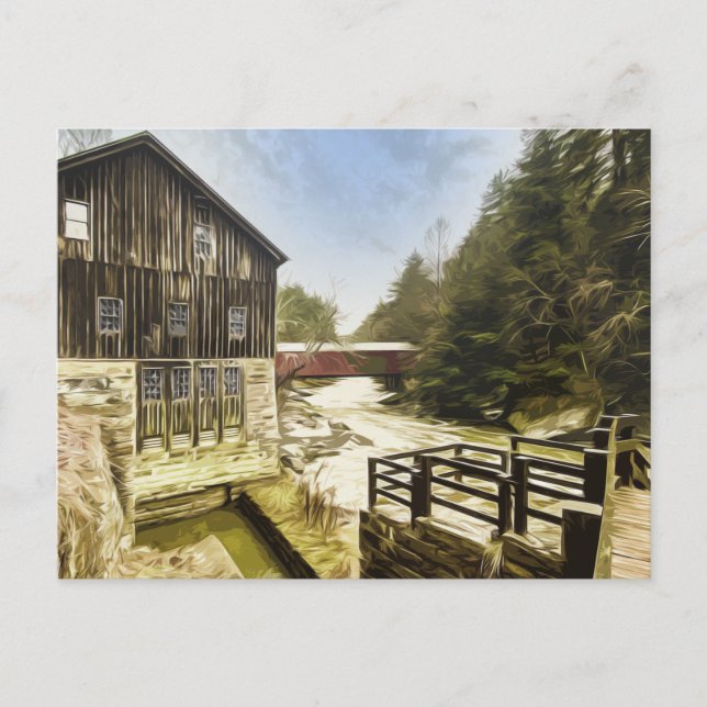MCCONNELLS MILL STATE PARK - PENNSYLVANIA USA POSTCARD (Front)