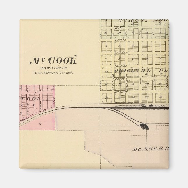 McCook, Nebraska Magnet (Front)