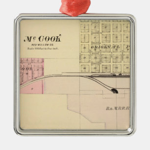 McCook, Nebraska Metal Tree Decoration