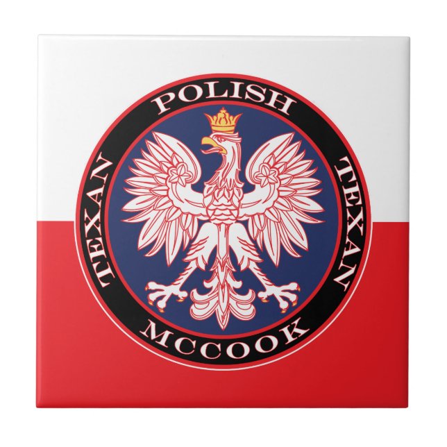 McCook Polish Texan Tile (Front)