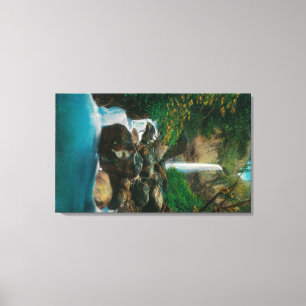 McCord Creed Falls on Columbia River Canvas Print