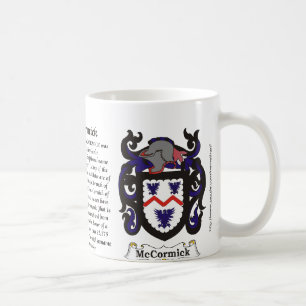 McCormick Family Coat of Arms mug