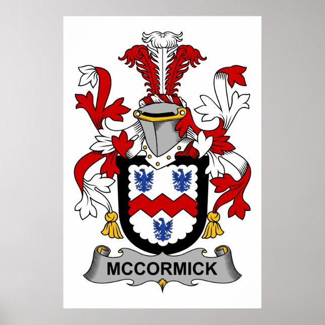 McCormick Family Crest Poster (Front)