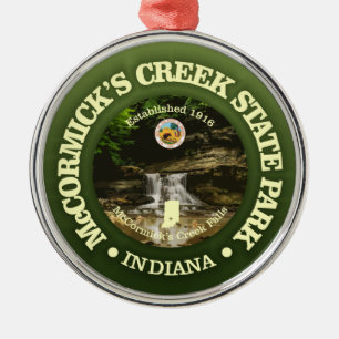 McCormick's Creek SP Metal Tree Decoration