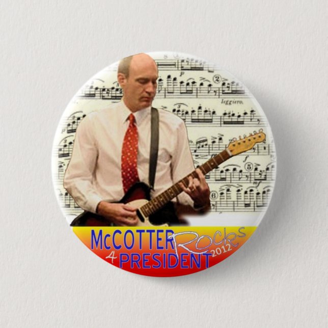 McCotter for President 2012 6 Cm Round Badge (Front)