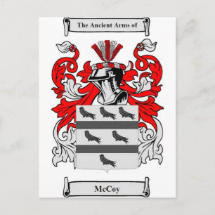 McCoy Coat of Arms Postcard