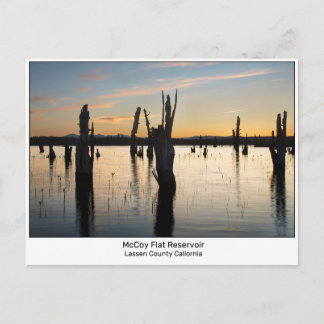McCoy Flat Reservoir Lassen County California Postcard