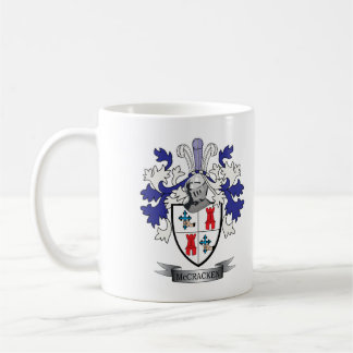 McCracken Family Crest Coat of Arms Coffee Mug