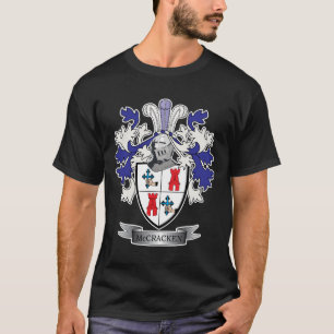 McCracken Family Crest Coat of Arms T-Shirt