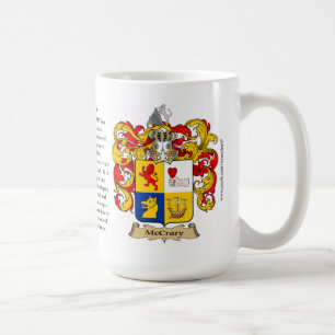 McCrary, the Origin, the Meaning and the Crest Coffee Mug