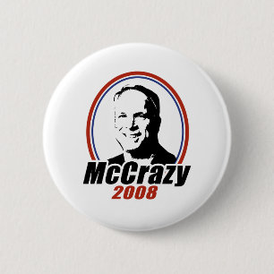 MCCRAZY 2008 6 CM ROUND BADGE