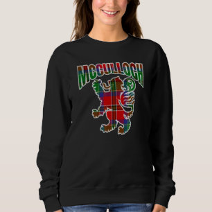 McCulloch Clan Kilt Tartan Lion Namesake Scottish Sweatshirt