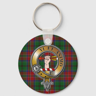 McCulloch Tartan & Badge Key Ring