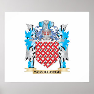 Mccullough Coat of Arms - Family Crest Poster
