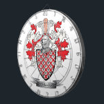McCullough Family Crest Coat of Arms Dartboard<br><div class="desc">McCullough family crest and Scottish McCullough coat of arms. For men with the McCullough surname,  and for women with the McCullough last name. Click 'McCullough Family Crest' to see all our designs featuring the McCullough family name.</div>