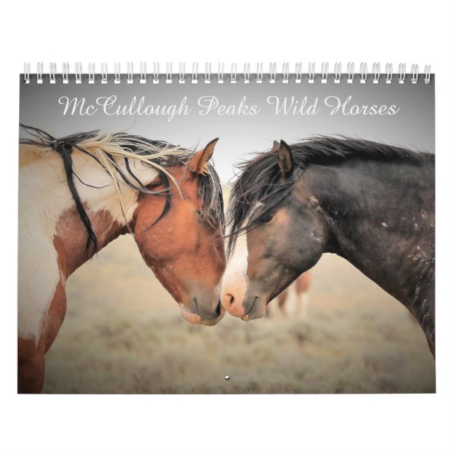 McCullough Peaks Wild Horses Calendar (Cover)
