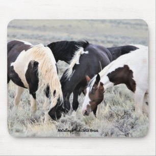 McCullough Peaks Wild Horses Mouse Mat