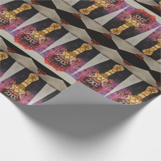 mcd clown evil costume party visions wrapping paper