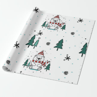 MCD Polar Bear Wrapping Paper