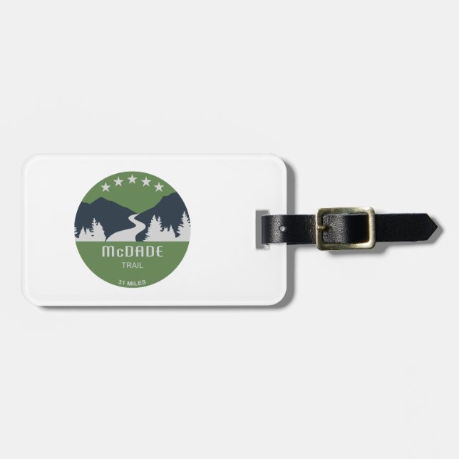 McDade Trail Luggage Tag (Front Horizontal)