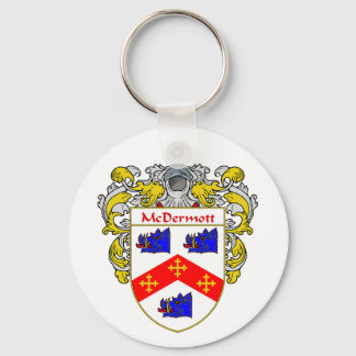 McDermott Coat of Arms (Mantled) Key Ring