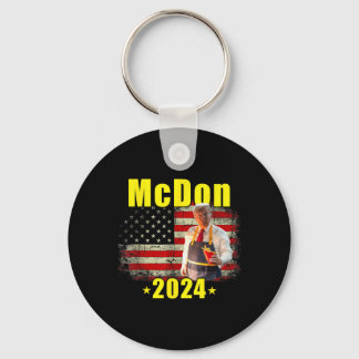Mcdon 2024 Funny Donald Trump French Fry Cooking F Key Ring