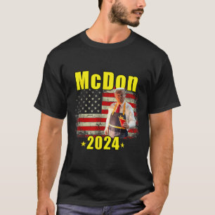 Mcdon 2024 Funny Donald Trump French Fry Cooking F T-Shirt