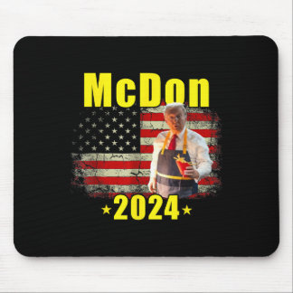 Mcdon Funny Donald Trump French Fry Cooking Fries  Mouse Mat