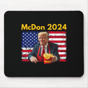 Mcdon Funny Donald Trump French Fry Cooking Fries Mouse Mat