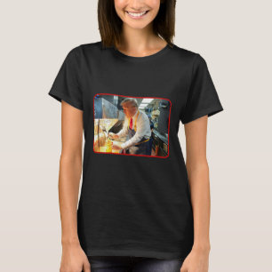 Mcdon Funny Donald Trump French Fry Cooking Fries T-Shirt