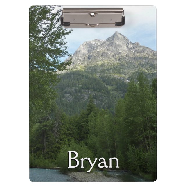 McDonald Creek at Glacier National Park Clipboard (Front)
