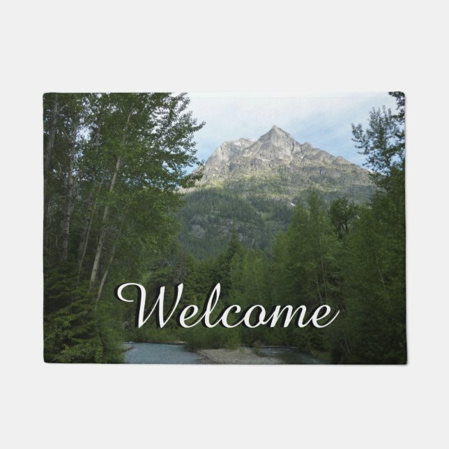 McDonald Creek at Glacier National Park Doormat (Front)
