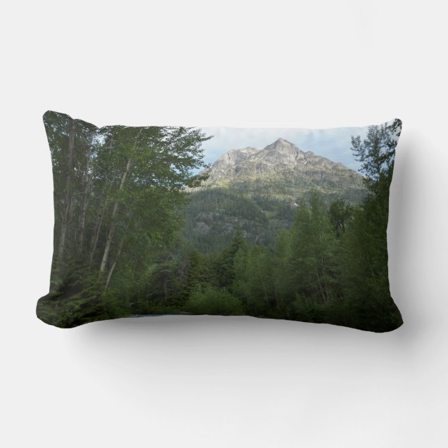 McDonald Creek at Glacier National Park Lumbar Cushion (Front)
