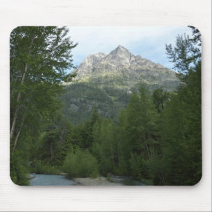 McDonald Creek at Glacier National Park Mouse Mat