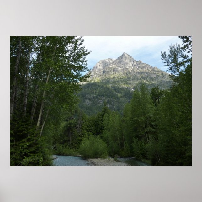 McDonald Creek at Glacier National Park Poster (Front)