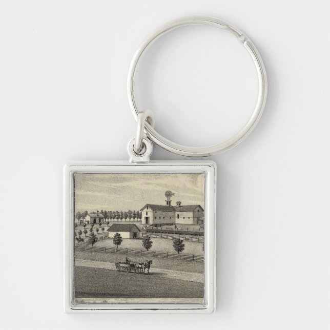 McDonald Farm, Nebraska Key Ring (Front)