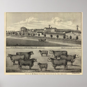 McDonald Farm, Nebraska Poster